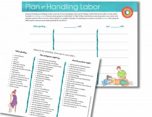 labor plan worksheet emotional