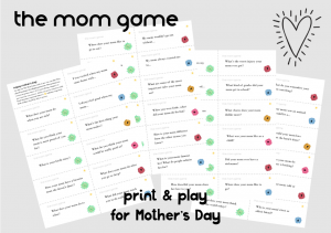 game for mother's day