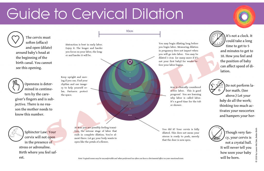 Cervix Dilation Printable Guide Better Birth Blog